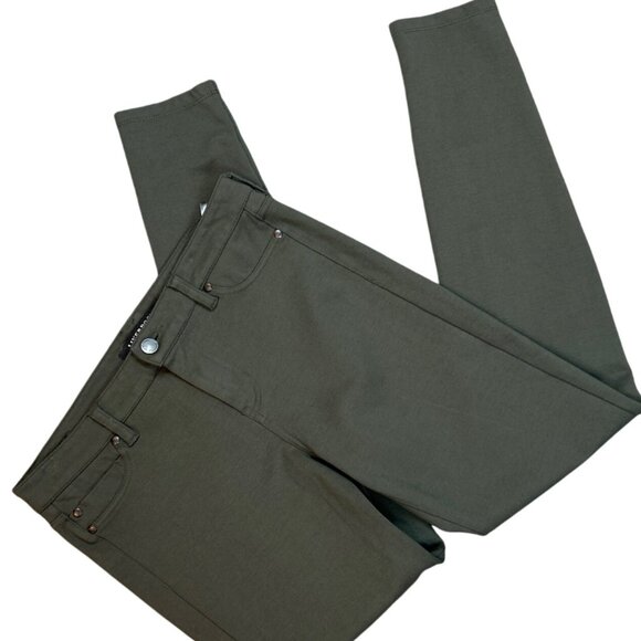 Liverpool Mid-Rise Sculpting Stretch Ponte Pants in Peat Green Size‎ 6/28 - Picture 4 of 6